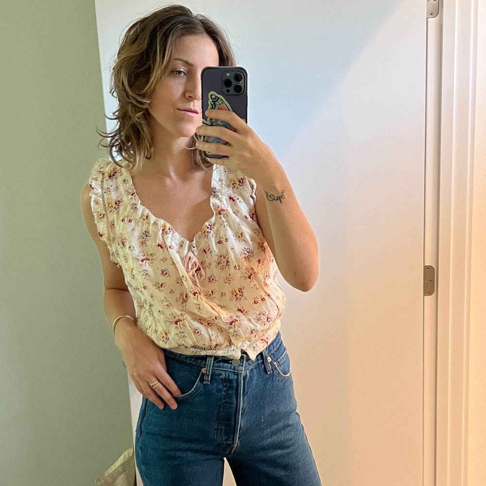 Doen travelers top size S in Tuileries Blooms